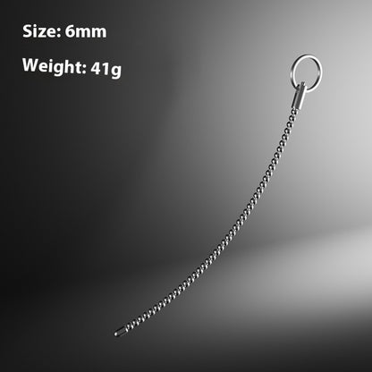 Stainless Steel Beaded Electric Urethral – Male Urethral Expansion Toy