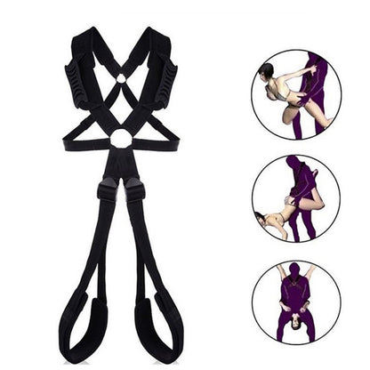 Adjustable BDSM Pose Harness for Couples