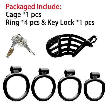 Male CB Lock Chastity Device – Adjustable Chastity Ring Toy with Secure Lock