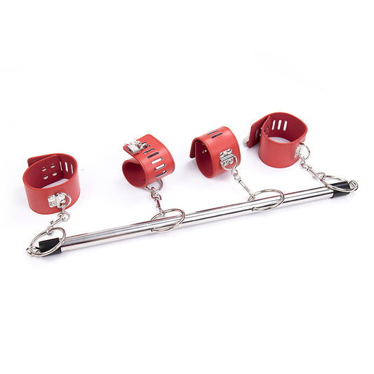 Iron Tube Bondage Set – Handcuffs & Footcuffs Restraint Kit for Women