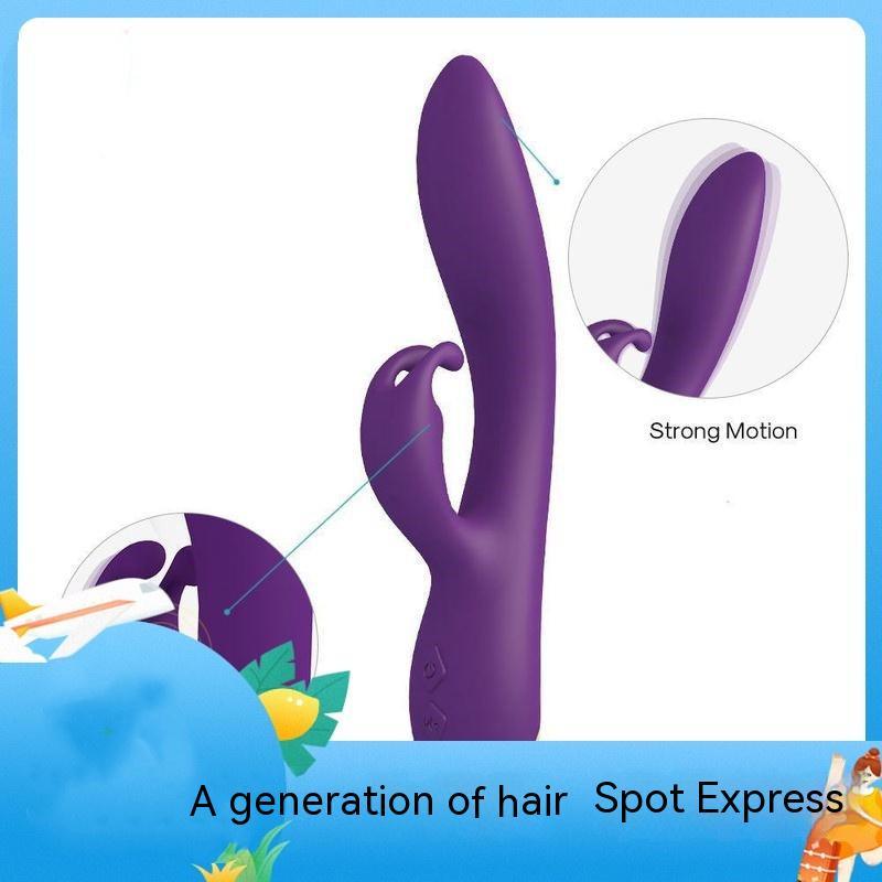 Silicone Rechargeable G-Spot Vibrating Wand – Intimate Toy for Women & Adults