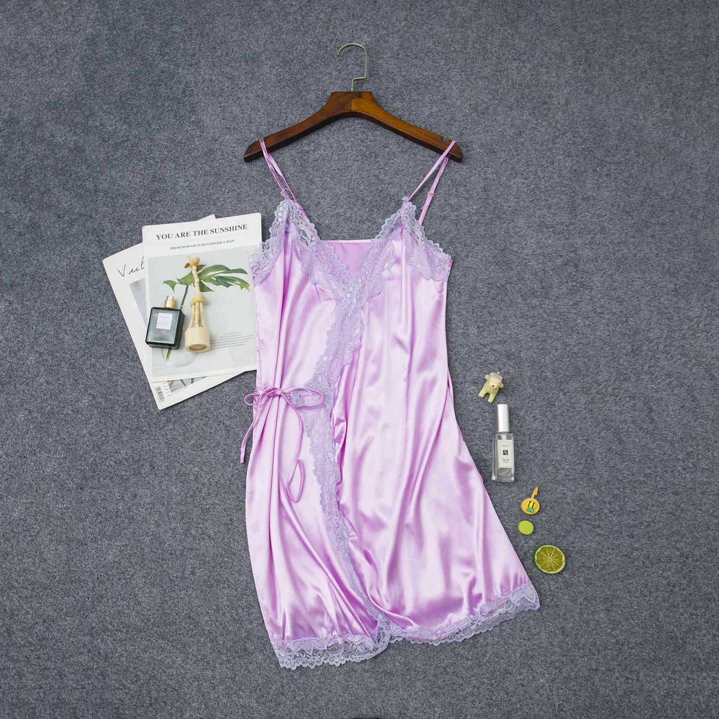 Women’s Elastic Satin Nightdress – Comfortable Lingerie