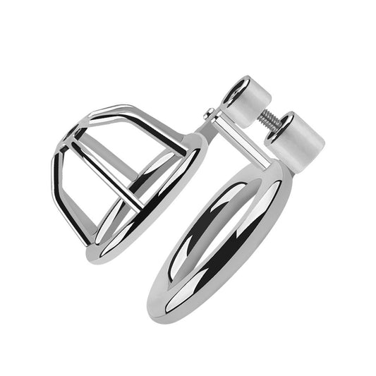 Men’s Stainless Steel Chastity Lock Ring – BDSM & Bondage Toy