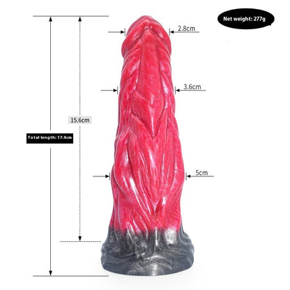 Colorful Animal-Inspired Dildo – Irregular Penis Masturbator & Anal Plug