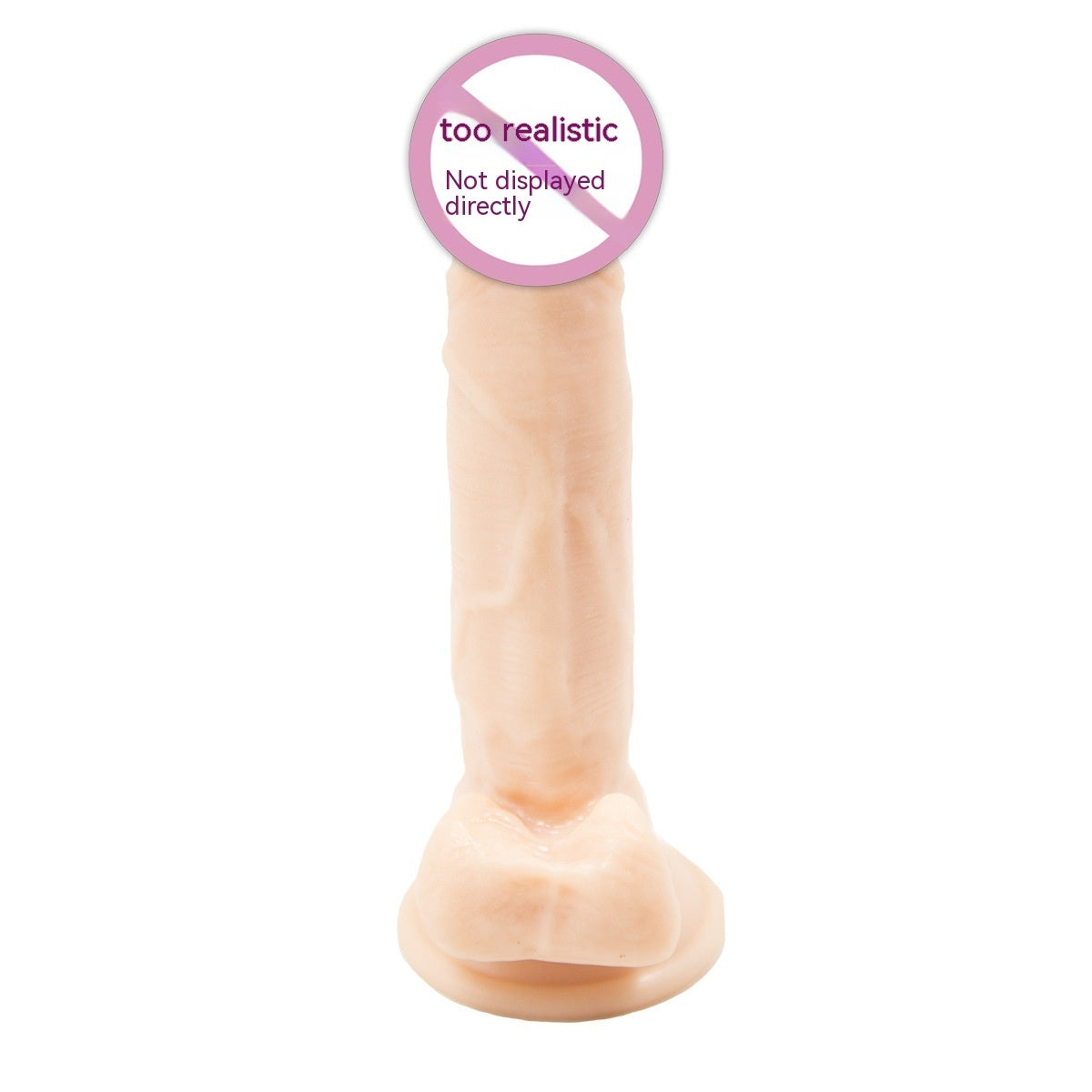 Flesh-Colored Vibrating Dildo with Love Eggs – Intimate Toy for Women