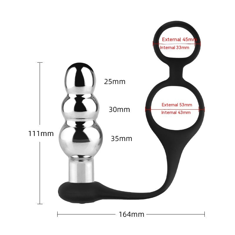 Remote Control Vibrating Metal Butt Plug – Unisex Pleasure Toy