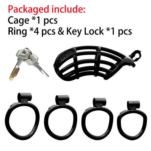 Male CB Lock Chastity Device – Adjustable Chastity Ring Toy with Secure Lock