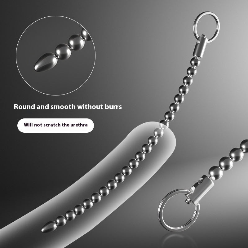 Stainless Steel Beaded Electric Urethral – Male Urethral Expansion Toy