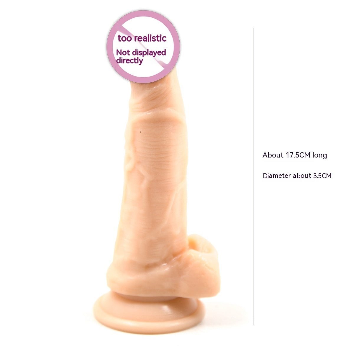 Flesh-Colored Vibrating Dildo with Love Eggs – Intimate Toy for Women