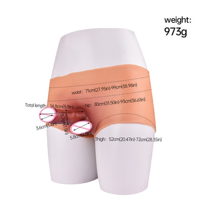 Wearable Silicone Dildo Panties – Hands-Free Pleasure for Women