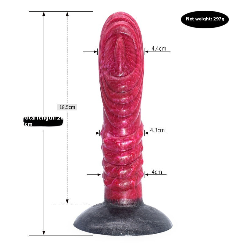 Colorful Animal-Inspired Dildo – Irregular Penis Masturbator & Anal Plug