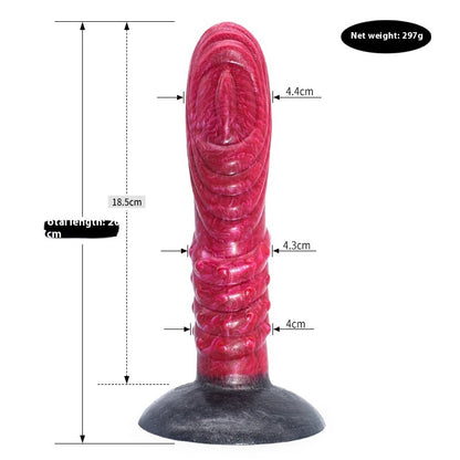 Colorful Animal-Inspired Dildo – Irregular Penis Masturbator & Anal Plug