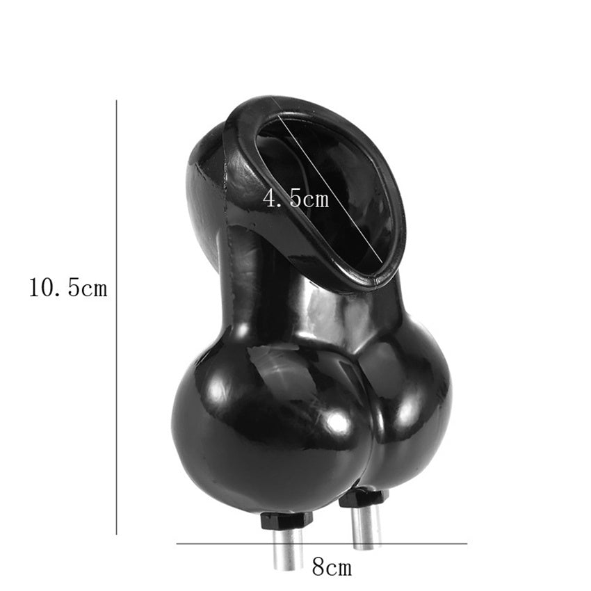 Male Electric Shock Scrotum Restraint Bag – Adjustable Electro Stimulation Bondage Toy