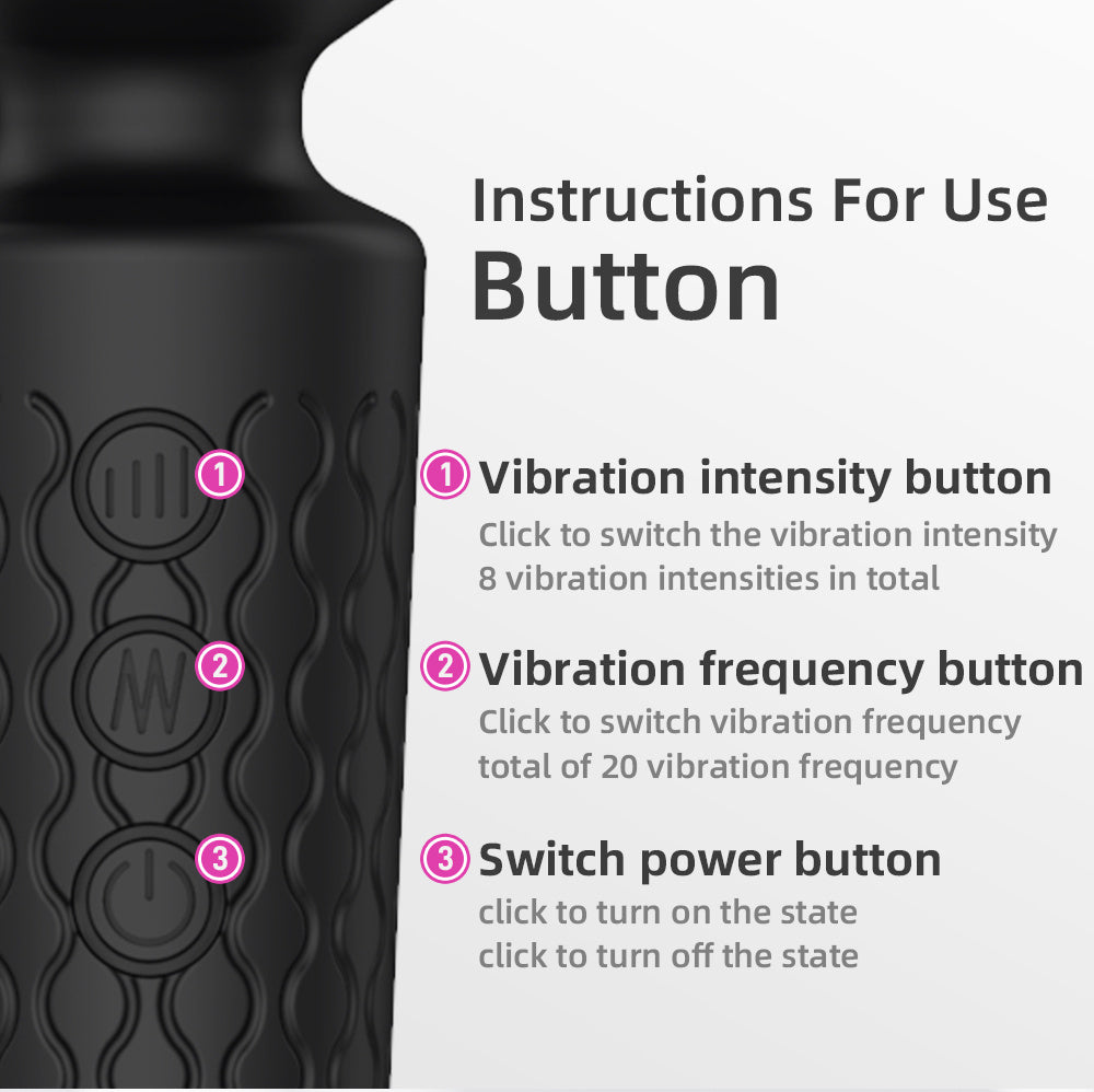 18-Speed Magic Wand Vibrator for Women