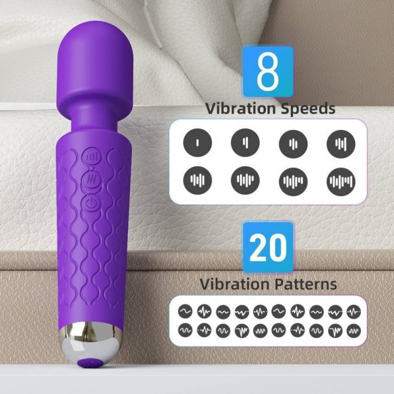 18-Speed Magic Wand Vibrator for Women