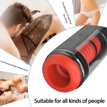 Automatic Intelligent Spiral Telescopic Vibrating Toy – Men’s Pleasure Device